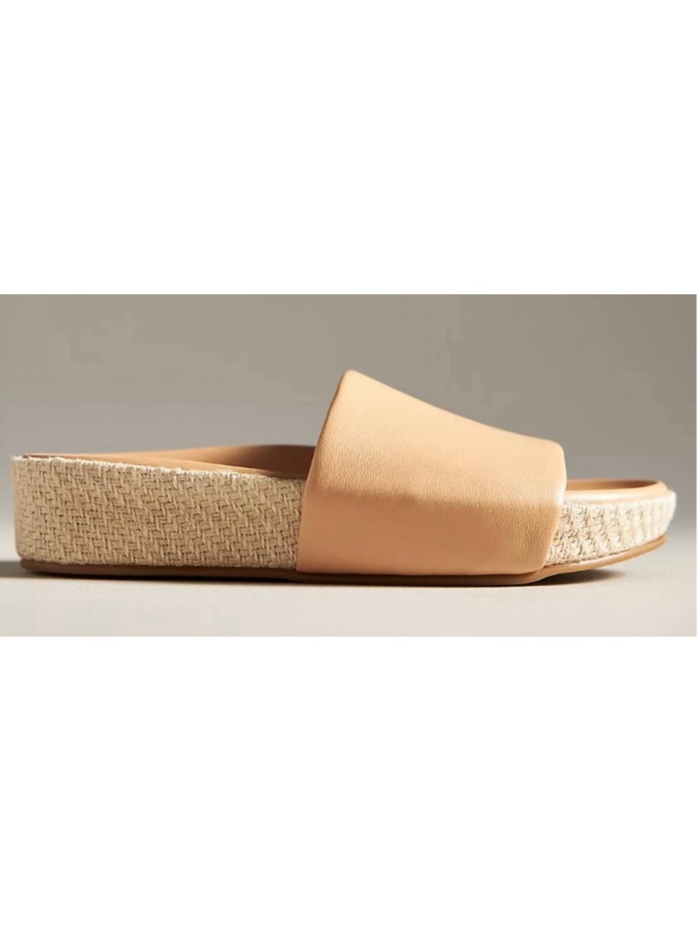 NWT Beek Pelican Jute Slides in Beach Beige 9 - Picture 5 of 5